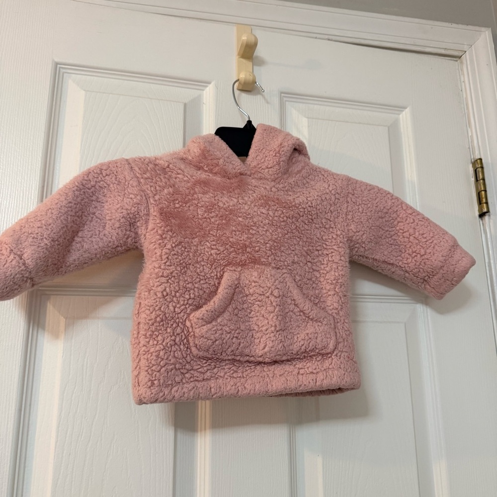 Cozy Pink Fleece Kids Hoodie
